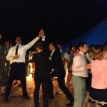 Ben and Kasey's wedding reception at Mountain House on Sunday River. Maine Wedding Band Every Other Sunday